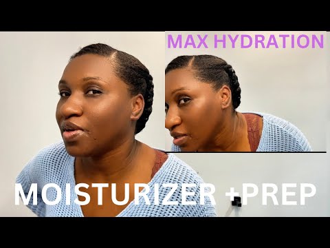 How to Moisturize Natural Hair for Maximum Hydration:Step-by-Step Protective Style Prep #vlogmas2024