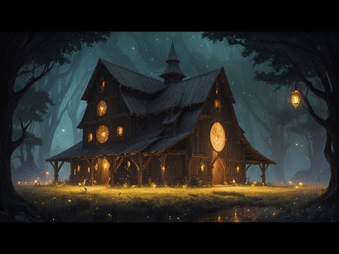 Spooky Summer Music – Night in the Haunted Old Barn | Dark, Folk