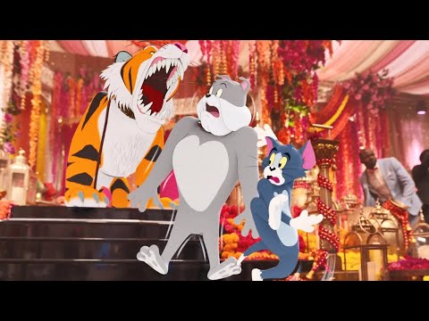 Tom and Jerry / Wedding Fight Scene | Movie CLIP 4K