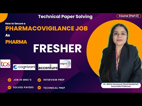 FREE Course to Get Pharmacovigilance Job as Fresher, Pharmacovigilance training for Pharma Freshers