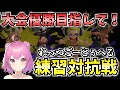 【スプラ3】明日の大会に向けて練習対抗戦！【新人Vtuber：姫月もも】