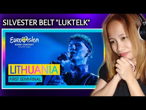 Silvester Belt - Luktelk ( Live ) | Lithuania 🇱🇹 | First Semi-Final| Eurovision 2024 | Reaction