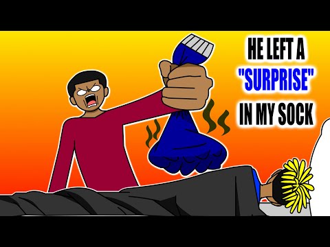 He Left An UNPLEASANT Suprise In My Sock - Animated Story