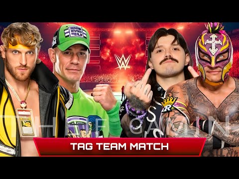 WWE 2K24 • Elimination Tag Team Match - Logan Paul John Cena VS Dominik Mysterio Rey Mysterio | WWE