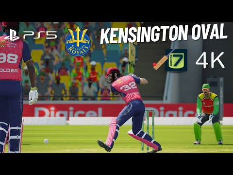 [PS5️⃣]🏏Barbados Royals📍Kensington Oval🔹Maxi [Career]🔹#Cricket 24🔹4k🔹#Gameplay🔹60FPS