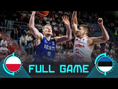 Poland v Estonia | Full Basketball Game | FIBA EuroBasket 2025 Qualifiers