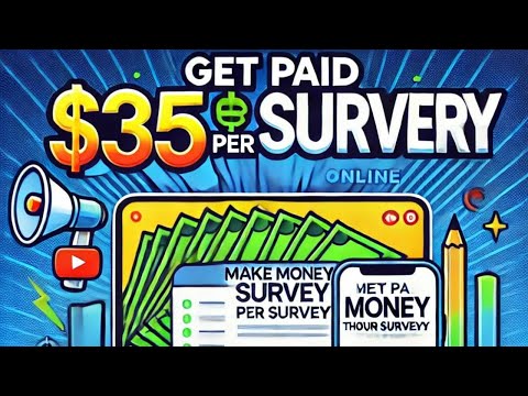 Get Paid $35 Per Survey That You Complete/Make money through surveys online //survimo com#earnmoney