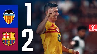 VALENCIA CF 1 vs 2 FC BARCELONA | LALIGA 2024/25 MD01