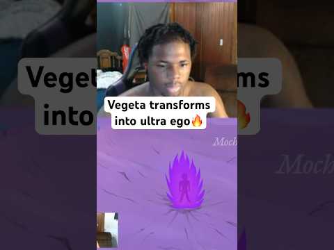 Vegeta transforms into ultra ego!!! #dragonballsuper #vegeta #anime #dragonball #goku #ultraego