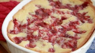 Fresh Strawberry Cobbler Recipe ~ Quick & Easy Dessert