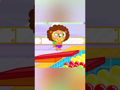 LionET | Cube with colored balls | Cartoon for Kids