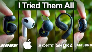 Best OPEN Earbuds 2024 [Tested & Compared!] - Bose vs Sony vs AirPods vs Shokz..