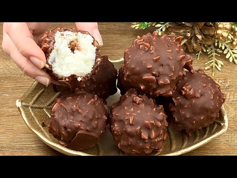 🎄Quick homemade dessert for Christmas! No baking or flour!