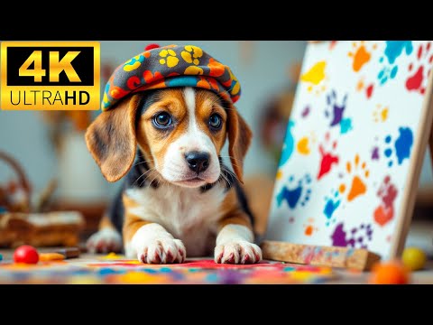 Adorable Baby Animals & Soothing 4K Music 🐾 4K Relaxation Music For Your Soul