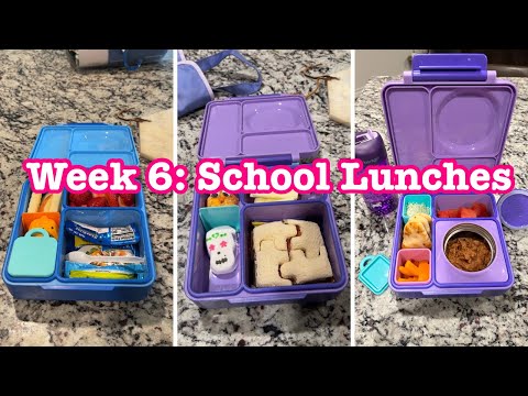 NEW Weekly Bento School Lunches / 2023 Bento Box School Lunches / What I packed my kid for lunch