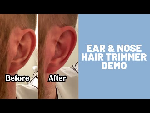 Ear & Nose Hair Trimmer Demo!