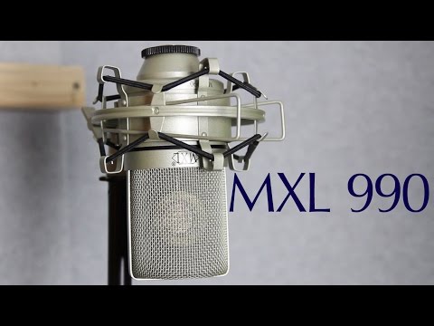 MXL 990 Review & Demo as Vocal Microphone