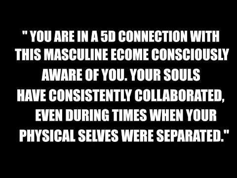 The situation is intricate because you've been in a 5D 'union' with this masculine. Feminine Reading