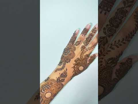 New henna design#2024hennadesign #henna tattoo#indianhennaartist #indiahenna #india#mehendi#mehndide