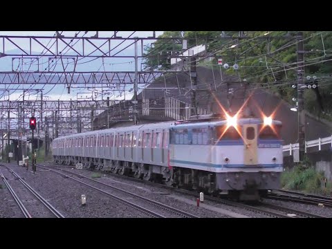 【甲種輸送】EF65 2127+都営大江戸線12-600形8両　2023.5.13