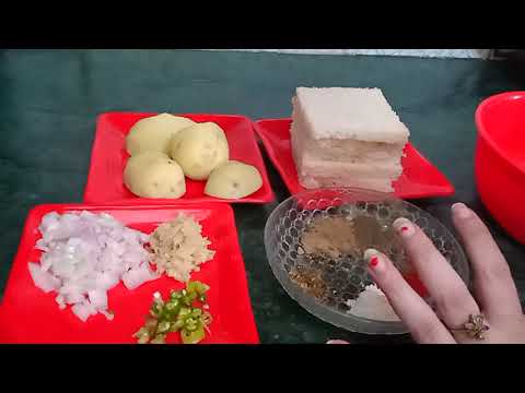 Bread roll with potato stuffing recipe @in hindi