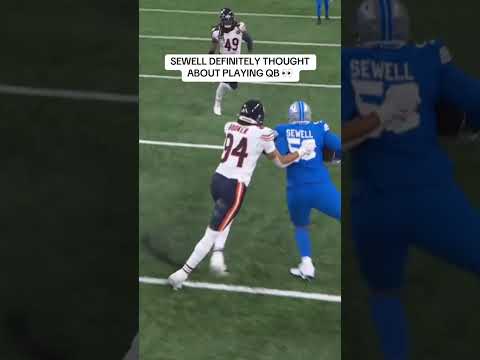 Was Sewell throwing it a part of the @detroitlionsnfl  playbook? 👀| NFL UK