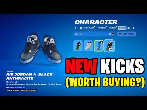 NEW Set Of Fortnite Kicks EARLY GAMEPLAY! 👟 (Worth Buying?)