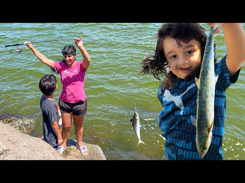 A MELHOR PESCA - Mini Chefe Pescou um GIGANTE pro Frito