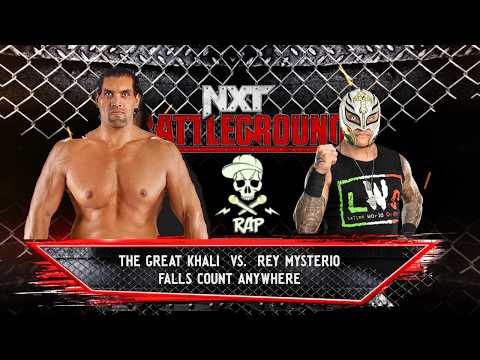 FCA Match with "Rap Battle"🎵 | Khali vs. Rey Mysterio | NXT Battleground