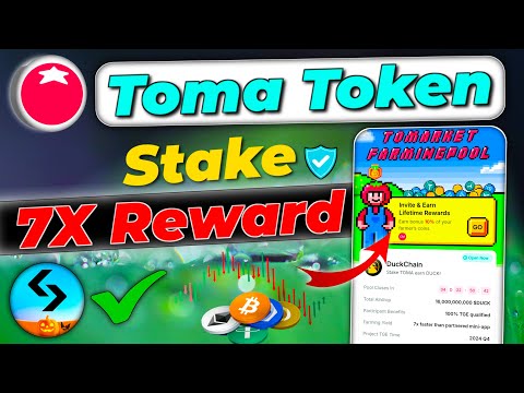 Tomarket token stake 7x reward | Tomarket farming pool | Tomarket airdrop farming