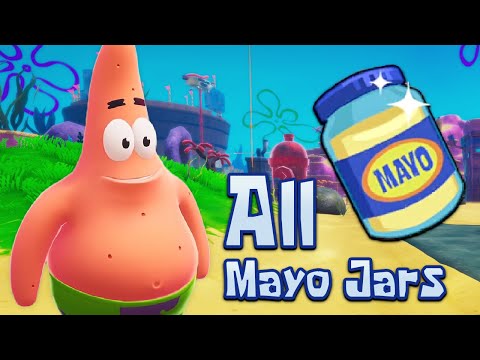 SpongeBob The Patrick Star Game - ALL 81 Mayo Jars Locations