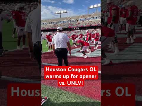 Houston Cougars OL gears up for 2024 opener vs. UNLV!