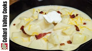 10 Minute Potato Soup - Old Fashioned Potato Soup Recipe from Scratch