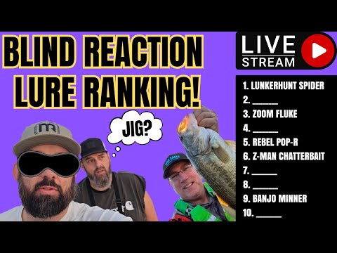 (LIVE) Blind Ranking TOP 10 Lures!