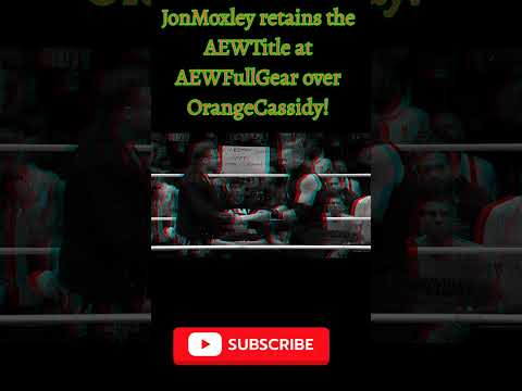 AEW Full Gear results 2024 , John moxley retains #aewfullgear #johnmoxley