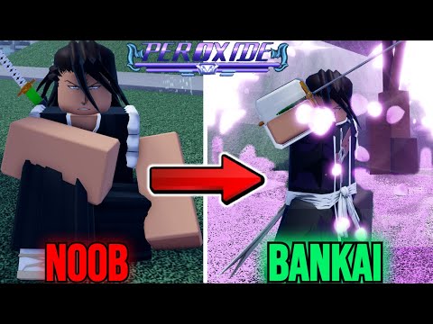 Noob To BANKAI As Byakuya Kuchiki [Flower] In Peroxide...(Roblox)