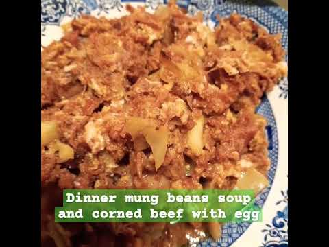 #cookingvideo #dinnertime #mungbeans #souprecipe #cornedbeef