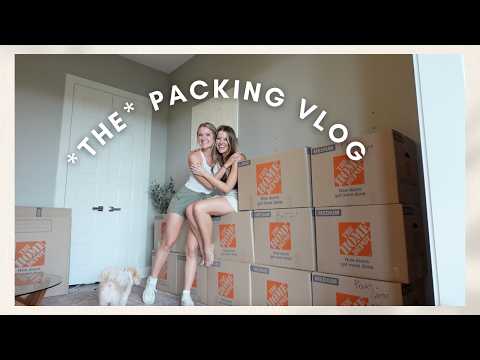 VLOG: *the* packing vlog - let's get ready to move!