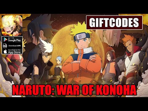 Naruto: War Of Konoha Gameplay & 7 Giftcodes - RPG Android