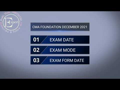 ICMAI Important Updates December 2021 |CMA Foundation December 2021 Exam Mode, Exam Date, Exam Form