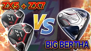 【新作スリクソン ZX5試打 #3】新作ビッグバーサB21 VS 新作スリクソン!!ドライバー徹底比較【SRIXON ZX5 / ZX7】【Callaway BIG BERTHA B21】