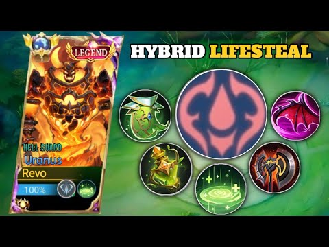 NEW META!! URANUS FULL LIFESTEAL BUILD😱 (LIFESTEAL HACK) | URANUS BEST BUILD | MOBILE LEGENDS