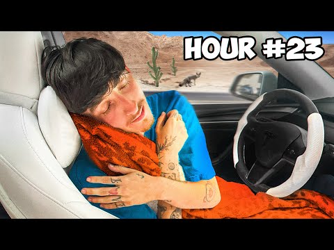 I Survived 24 Hours in Tesla Autopilot!