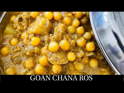 Goan Chonya Ros Recipe | Vatana Curry| Ros | Goan Chana Xacuti Recipe | Goan Recipe- By Natasha