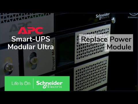 APC Smart-UPS Modular Ultra 5-20kW - How to replace the power module