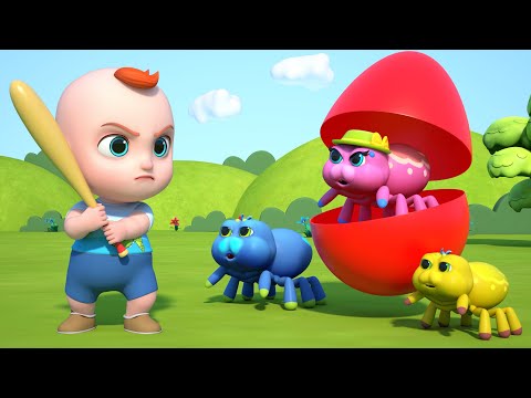 Surprise Eggs Kids Song | Yes Yes Playground Song | Learn & Play with Leo