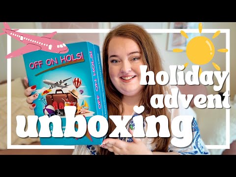 BEAUTY ADVENT CALENDAR FOR YOUR HOLIDAY?! unboxing off on hols 7 day countdown!