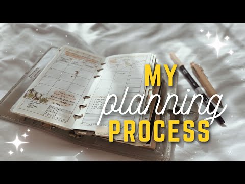 Watch me update my planner and plan for a new month | Relaxed #pwm #FilofaxPersonal