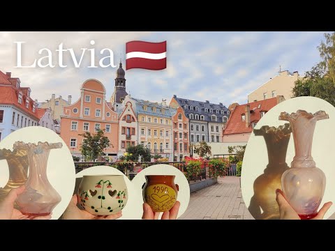 Antique shops in Latvia│vintage│Baltic countries│Haul│Trip Vlog