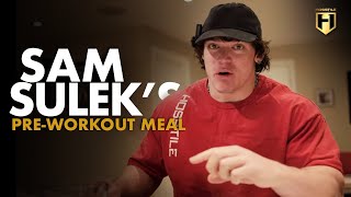 SAM SULEK'S PREWORKOUT MEAL WITH THE HOSSTILE TEAM | Sam Sulek, Fouad Abiad | HOSSTILE